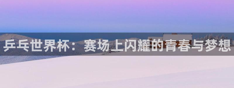免费足球比赛直播高清：乒乓世界杯：赛场上闪耀的青春与梦想